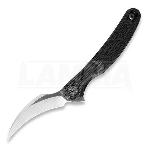 Nóż składany Cavol Mantis C09 Black Grooved Titanium