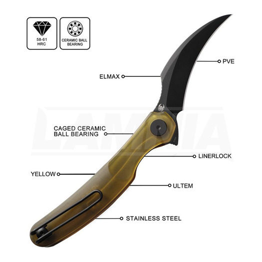 Cavol Mantis C09 Ultem Black Taschenmesser