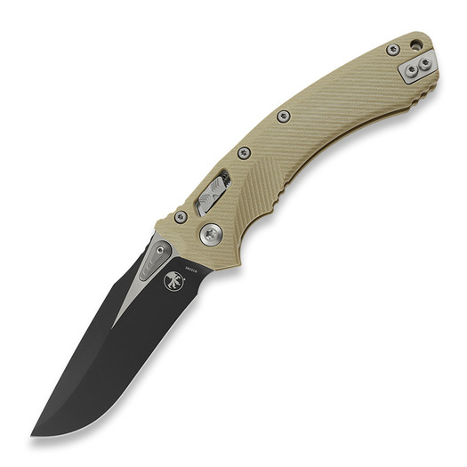 Microtech Amphibian, Fluted G10 Tan 137RL-1FLGTTA