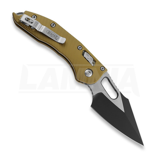 Microtech Stitch, Fluted Tan Standard 169RL-1FLTA