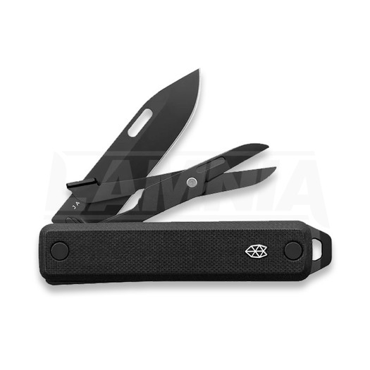 The James Brand The Ellis-Scissors - Black / Black / G10 / Straight összecsukható kés