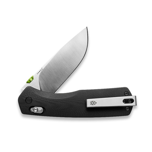 Skladací nôž The James Brand The Carter XL - Black / Stainless / G10 / Straight