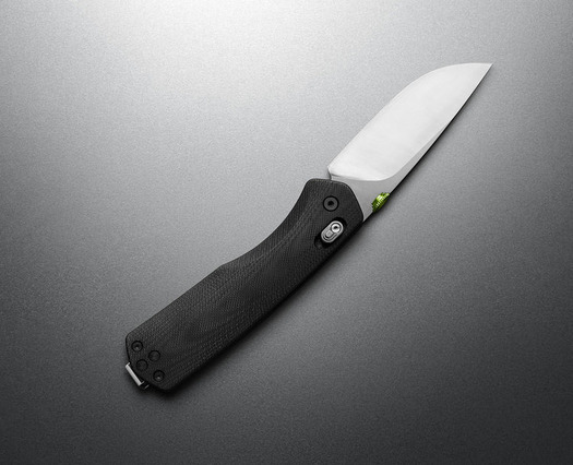 The James Brand The Carter XL - Black / Stainless / G10 / Straight összecsukható kés