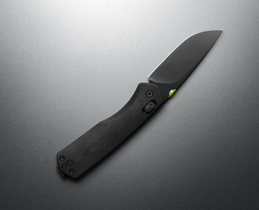 The James Brand The Carter XL - Black / Black / G10 / Straight kääntöveitsi