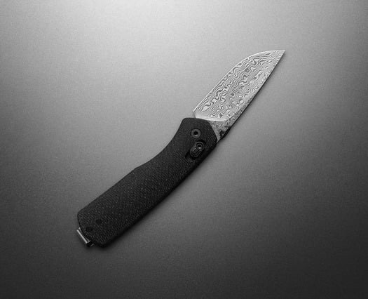 Складний ніж The James Brand The Carter - Black / Damascus / Micarta / Straight