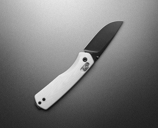 The James Brand The Carter - Bone / Black / G10 / Straight foldekniv