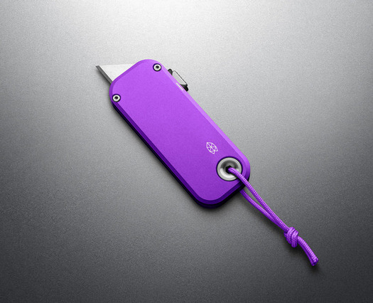 The James Brand The Palmer - Atomic Purple / Purple / Aluminum foldekniv