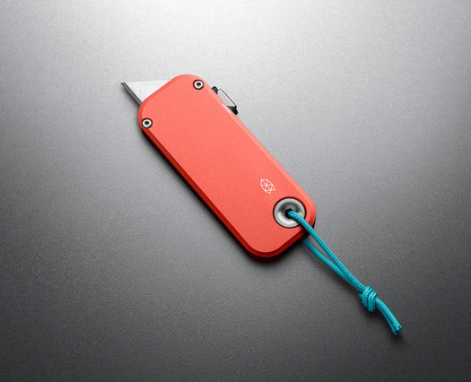 The James Brand The Palmer - Coral / Turquoise / Aluminum / Straight összecsukható kés