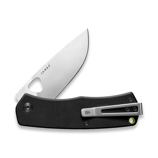 Zavírací nůž The James Brand The Folsom - Black / Stainless / G10 / Straight