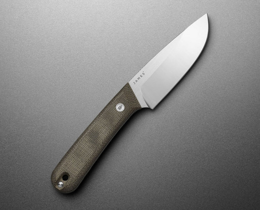 Cuțit The James Brand The Hell Gap - OD Green / Stainless / Micarta / Straight