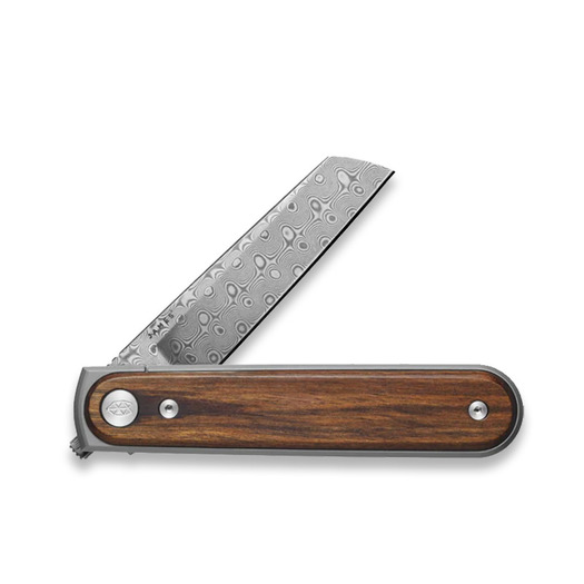 Сгъваем нож The James Brand The Duval - Rosewood / Damascus / Titanium / Straight