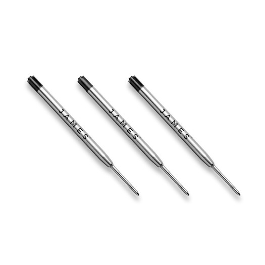 The James Brand The Burwell D2 Ink Refill - Black / 3 Pack