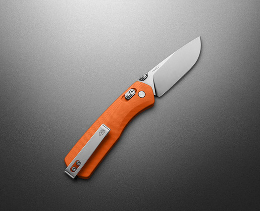 The James Brand The Carter - Orange / Stainless / G10 / Straight 折り畳みナイフ