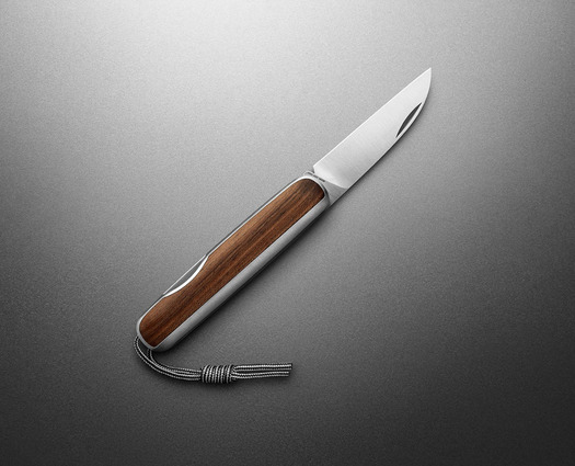 Saliekams nazis The James Brand The Pike - Rosewood / Stainless / Wood / Straight