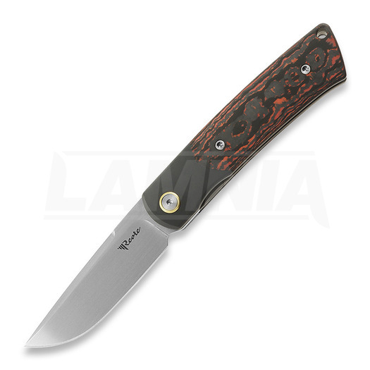 Reate Tribute összecsukható kés, lava flow fat carbon