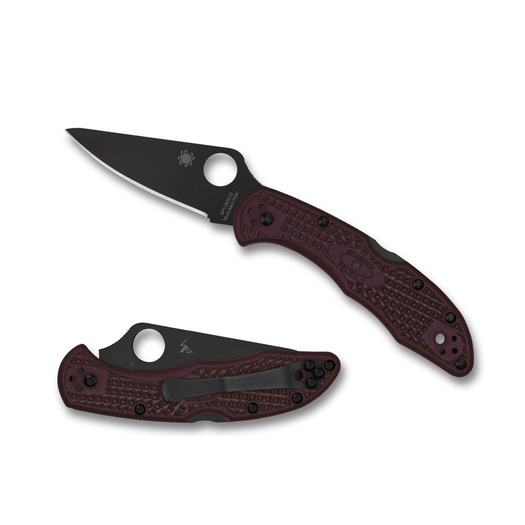 Saliekams nazis Spyderco Delica 4 Burgundy Lgtw CTS-PD#1 Sprint Run C11BGBKP