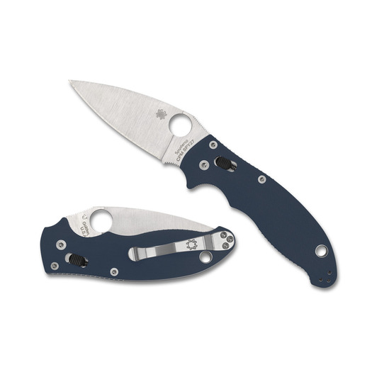 Spyderco Manix 2 Cobalt Blue G-10 CPM SPY27 összecsukható kés C101GPCBL2