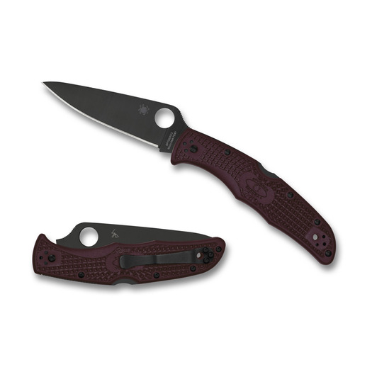 Spyderco Endura 4 Burgundy Lgtw CTS-PD#1 Sprint Run összecsukható kés C10BGBKP