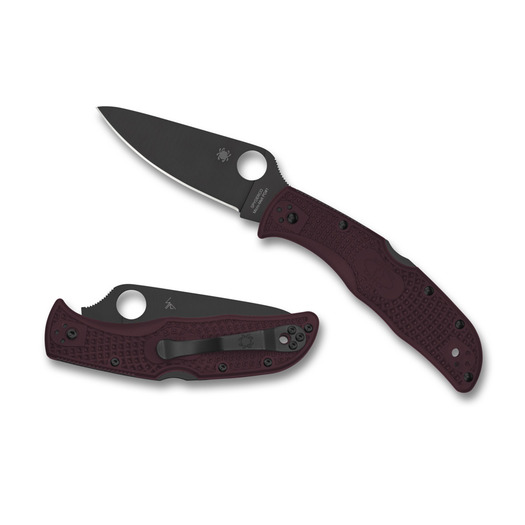 Сгъваем нож Spyderco Endela Burgundy Lgtw CTS-PD#1 Sprint Run C243BGBKP