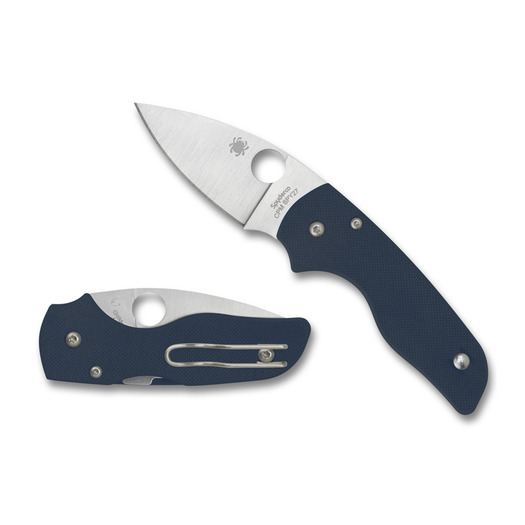 Briceag Spyderco Lil Native Cobalt Blue G-10 CPM SPY27 C230GPCBL