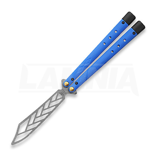 Balisong trainer Benchmade Necron Trainer Blue G10 99T