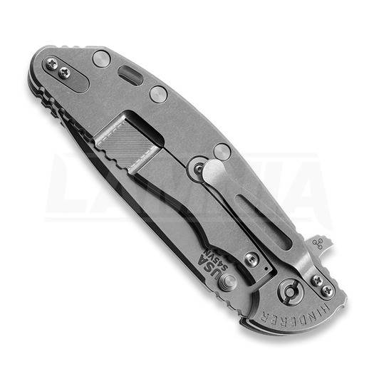 Saliekams nazis Hinderer 4.0 XM-24 Spear Point Tri-Way Stonewash Red G-10