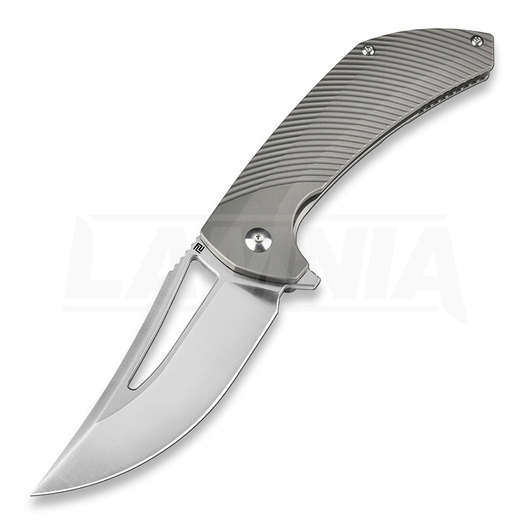 Saliekams nazis Artisan Cutlery Banjaara S90V Gray Titanium