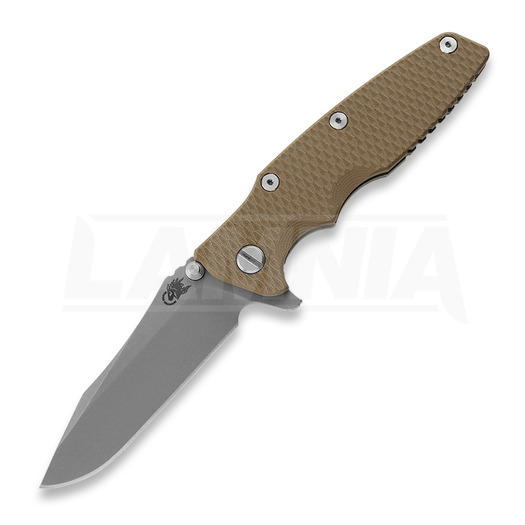 Saliekams nazis Hinderer 3.5 Eklipse Spear Point Tri-Way Working Finish FDE G-10