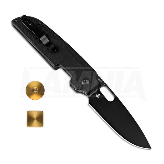 Kizer Cutlery Varatas Nitro-V összecsukható kés, Black G-10