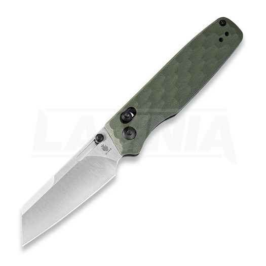 Saliekams nazis Kizer Cutlery Task 154CM, Green G-10