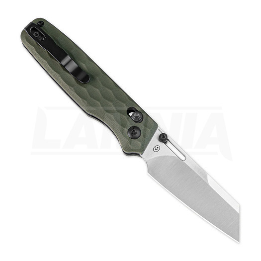 Kizer Cutlery Task 154CM összecsukható kés, Green G-10