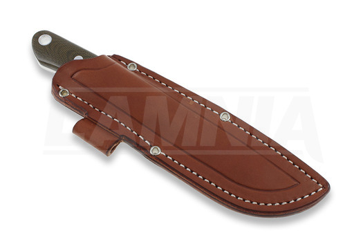 Cuchillo de caza Bark River Springbok, verde