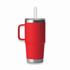 YETI Rambler Straw Mug, resque red