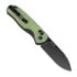 Kizer Cutlery Drop Bear Nitro-V összecsukható kés, Green Carbon Fibre