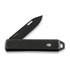 The James Brand The Ellis Slim - Black / Black / Aluminum / Straight összecsukható kés