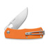 The James Brand The Folsom - Orange / Stainless / G10 / Straight összecsukható kés