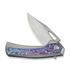 Πτυσσόμενο μαχαίρι We Knife Nefaris, Polished BB/Flamed Ti, Hand Rubbed Satin WE22040FA-1