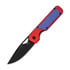 Kizer Cutlery - Militaw Nitro-V, Red/Blue G-10