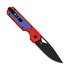 Kizer Cutlery Militaw Nitro-V kääntöveitsi, Red/Blue G-10