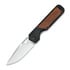 Kizer Cutlery - Militaw 154CM, Black G-10/Mkuruti Wood