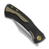 Null Knives Ghoul - Black PVD/Gold folding knife