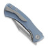 Null Knives Ghoul - Blue/ Belt Satin folding knife