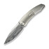 We Knife - Sine Wave Damasteel, Polished BB/Satin Ti