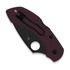 Πτυσσόμενο μαχαίρι Spyderco Dragonfly 2 Burgundy Lightweight CTS-PD#1 Black Blade SPRINT RUN C28BGBKP2