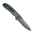 CIVIVI Hyperpulse Damascus, Green Aluminum C23087A-DS1