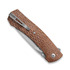 Viper Safe - Stonewashed - Burlap Canvas Micarta 折り畳みナイフ V6016IM3D