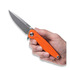 ANV Knives - Z300 BB - Sleipner Stonewash - G10, oranžová