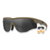 Wiley X - Rogue Comm Tan Frame, Smoke Grey/Clear/Light Rust