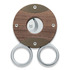 Fox Knives - The Circle - Cigar Cutter, American Walnut