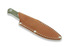 Bark River Ultra Lite Bushcrafter mes, groen